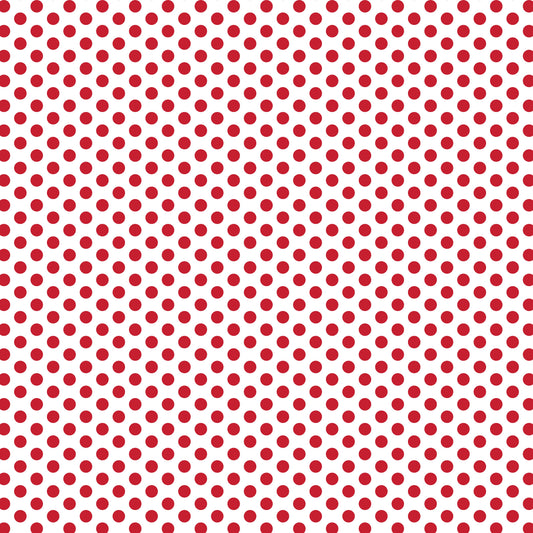 DV2843 FUNDAMENTALS POLKED SPOT RED DELICIOUS