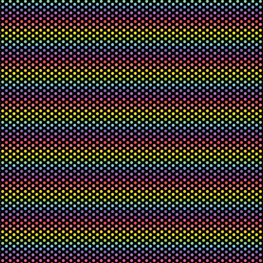 DV3053 FUNDAMENTALS 1/8 SPOT RAINBOW BLK