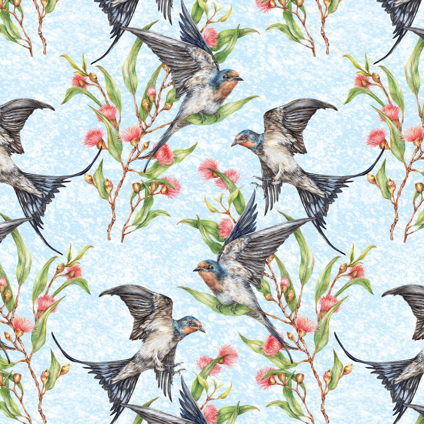 DV7047 BIRD BOUQUETS